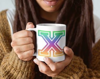 Straight Edge Rainbow X 11oz Mug