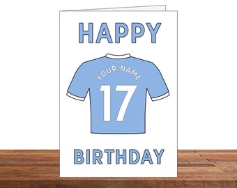 MANCHESTER CITY FC HAPPY BIRTHDAY CARD PRESENT NEW GIFT MANCHESTER CITY FC HAPPY BIRTHDAY CARD PRESENT NEW GIFT