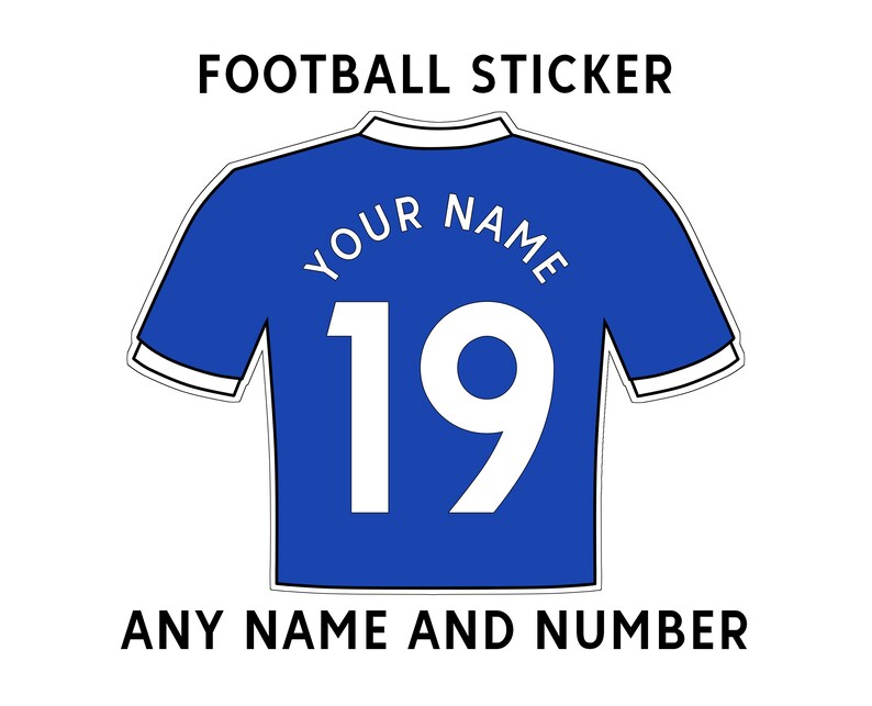 personalised chelsea shirt