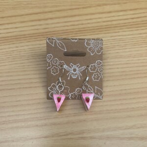 Strawberry shortcake polymer clay earrings