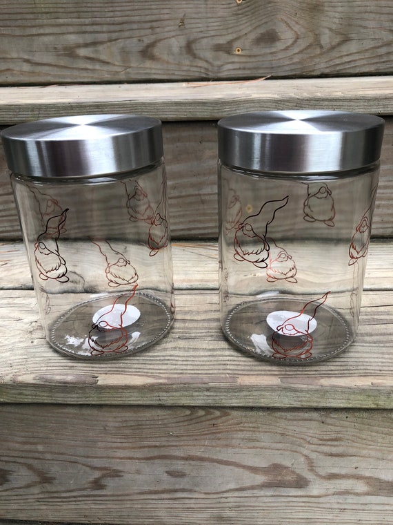 Gnome Canisters Jars & Containers Kitchen & Dining Home & Living etna