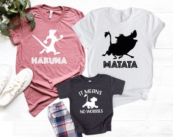 Hakuna Matata Shirt | Etsy