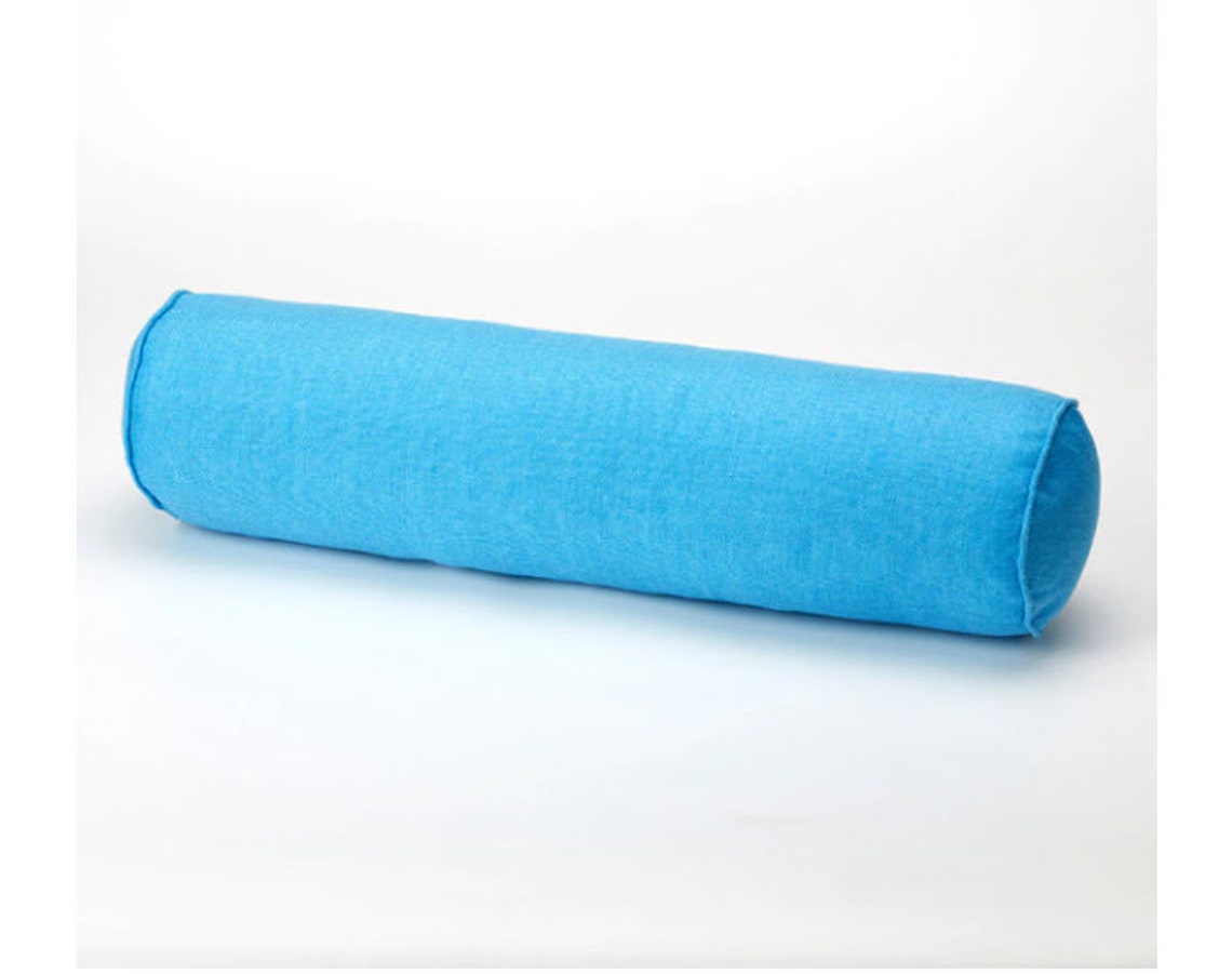 Cotton Linen Long Cylinder PillowRound Chair Bed Sofa Car Etsy