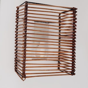 Wall bamboo wall lamp