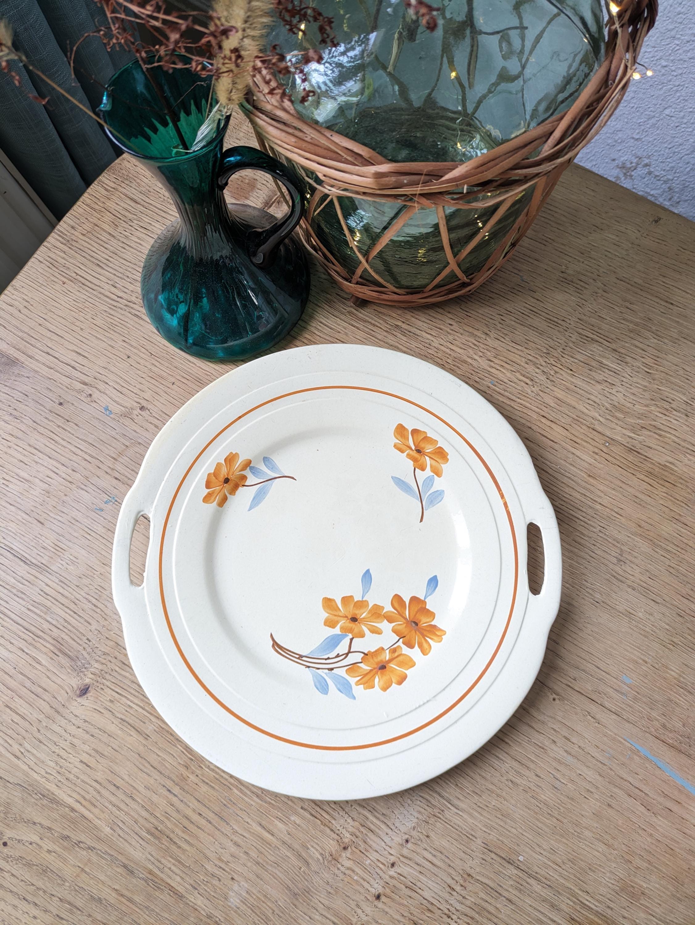 Lot De 2 Plats à Tarte En Céramique 24 Cm – Moules à Quiche Et Tarte Élégants Blancs à Bord Ondulé