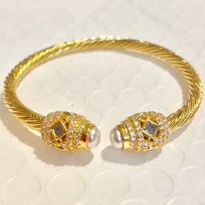 Zircon Cuff Bangle