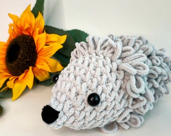 Autumn decor hedgehog, PDF CROCHET PATTERN, crochet autumn decor hedgehog
