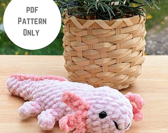 No sew axolotl pattern - download pdf pattern
