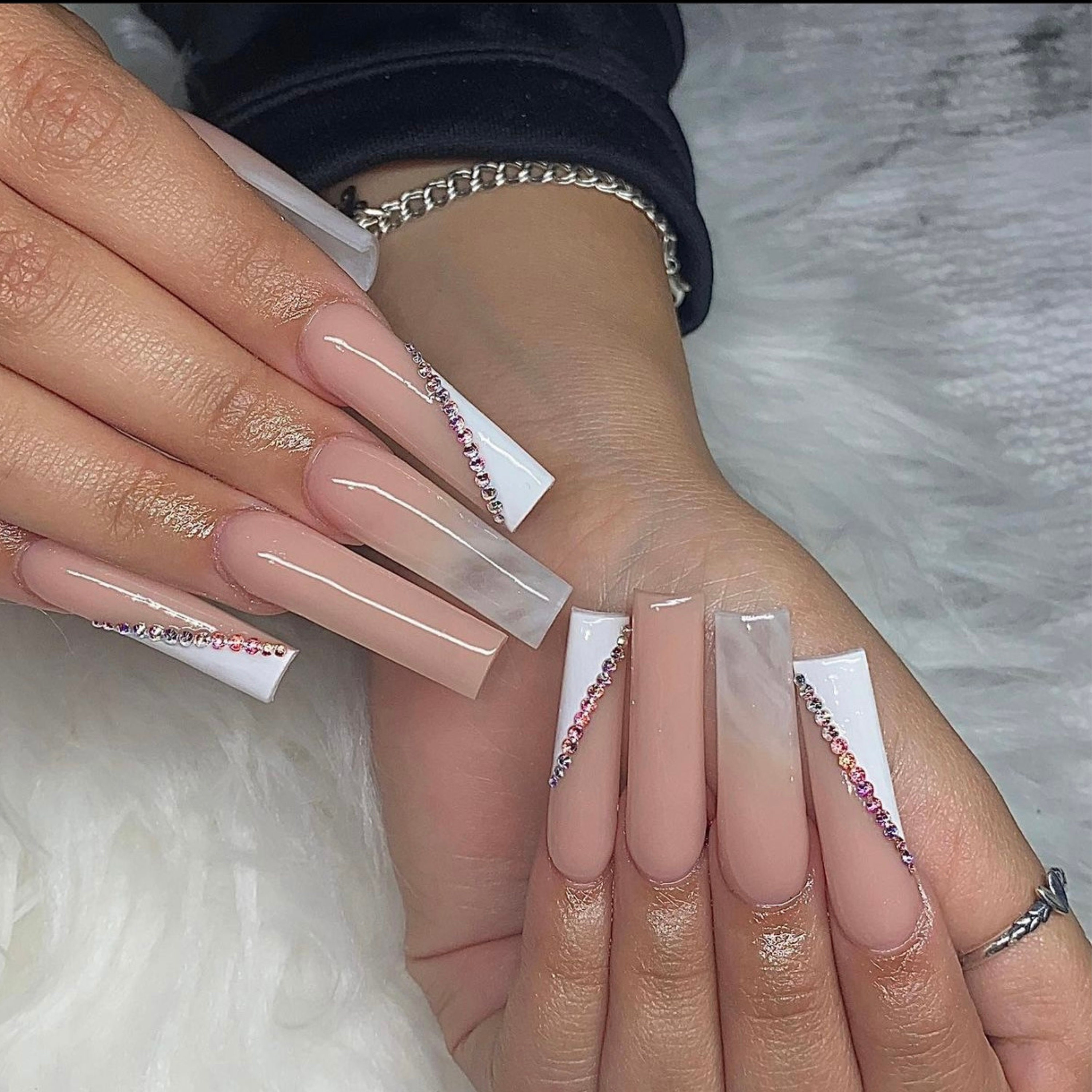 I Natural Glam I Luxury Personalized Reusable Press on Nail - Etsy I Natural Glam I Luxury Personalized Reusable Press on Nail - Etsy