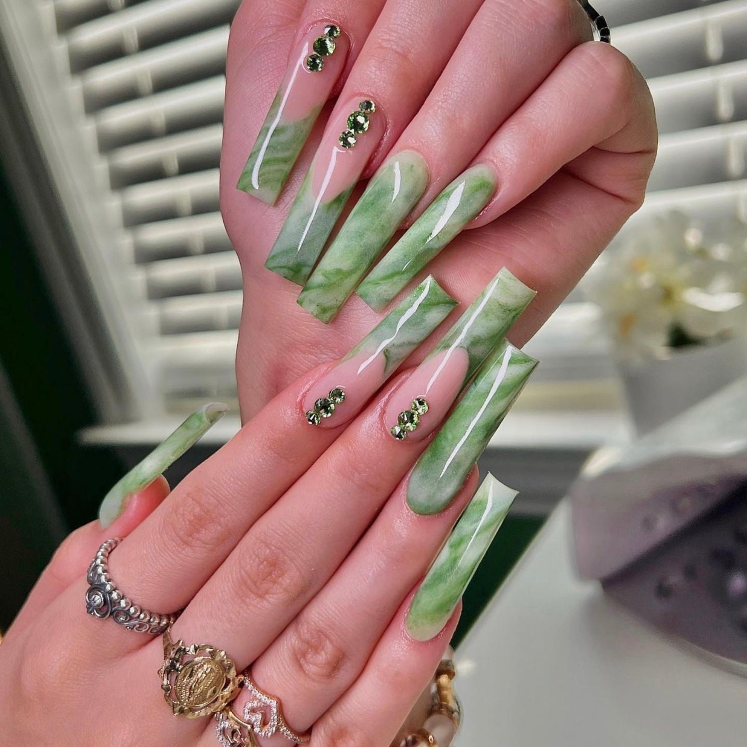 Jade Nails - Etsy