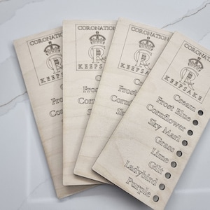 Cartão De Sombra Cobertor King Charles Coronation Keepsake