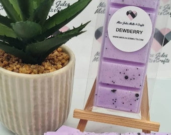 Dewberry Nostalgic Body Shop - Strong Scented Soy Blended Wax Melt | Snap Bar | Long Lasting | Vegan Friendly | Animal Cruelty Free.