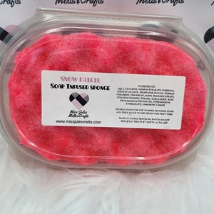 Infused Soap Sponge Paraben/ SLS Free. Highly Scented, Vegan Friendly, Long Lasting, Perfume Dupes, Lavender, Black Cherry & More
