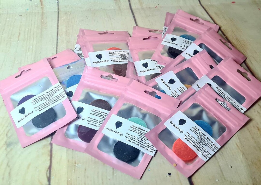 Highly Scented Hand Made Hoover Discs / Fresheners Large Etsy