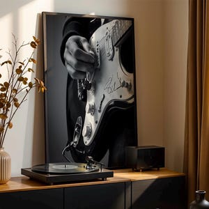 Guitar Wall Art - Electric Guitar Digital Poster - Guitar Photo - Gift for Guitarist - Musician Poster - Guitar Player Gift - Guitar Decor