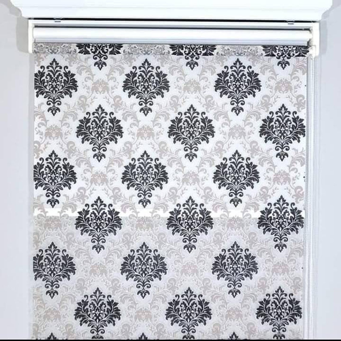 Double mechanism curtain double system double curtain Etsy