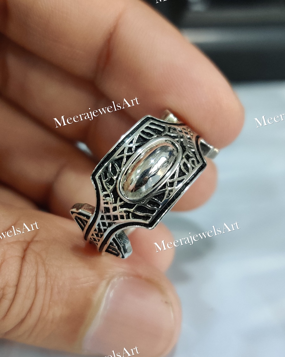 Black Panther Ring: Wakanda King T'challa, Sterling Silver