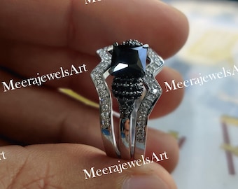 Black diamond skull wedding ring-porn pic