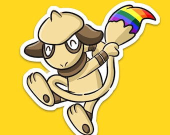 Adesivo in vinile per cani LBGTQ Pride