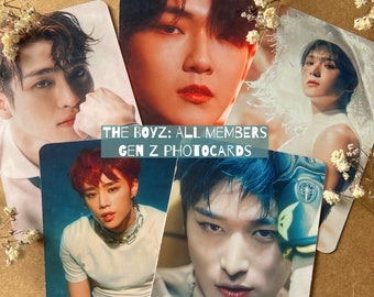 The Boyz Individual Gen Z Generation Z Photocards | All Members | Fanmade PC