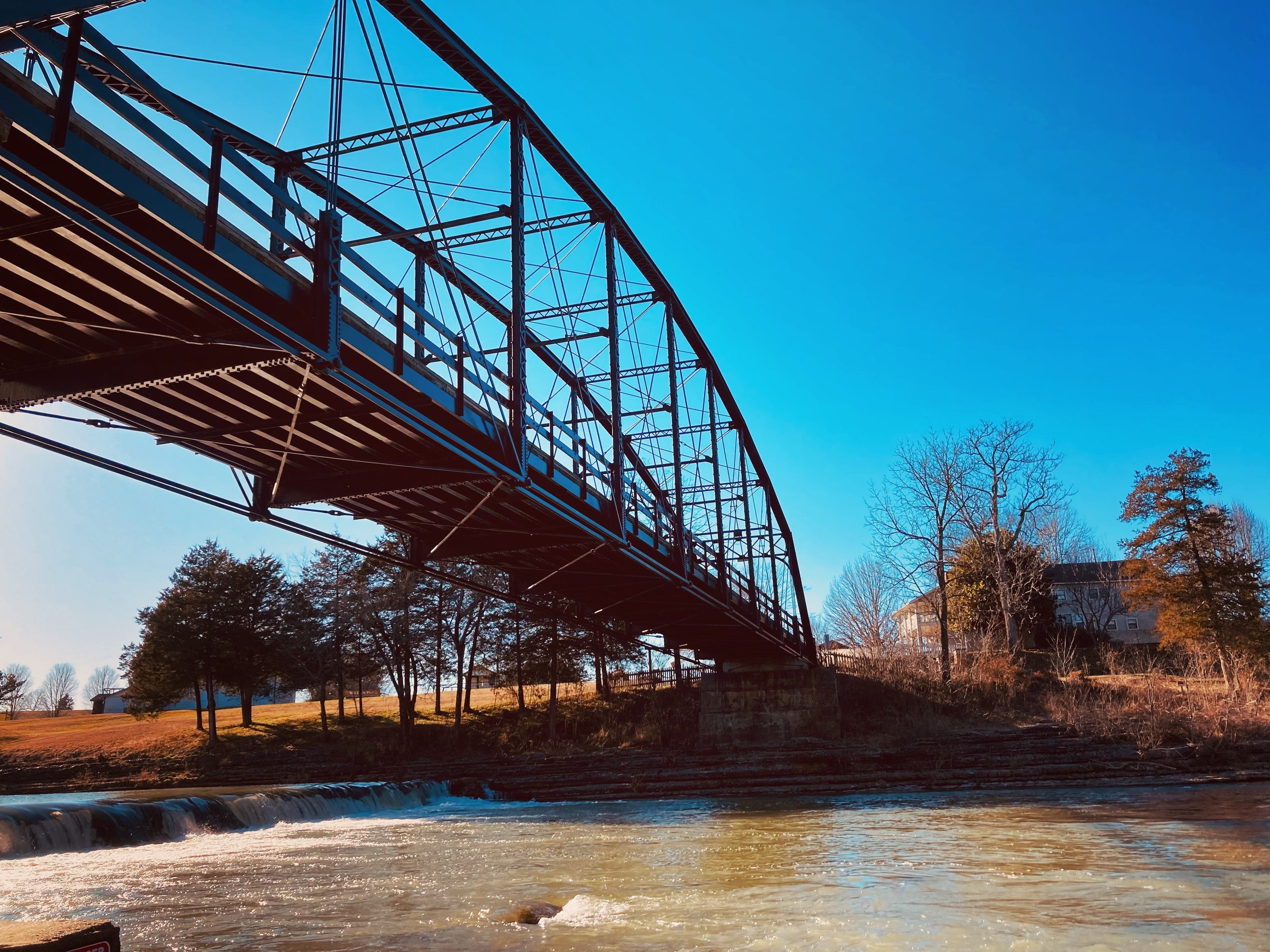 War Eagle Mill Bridge Print Etsy UK