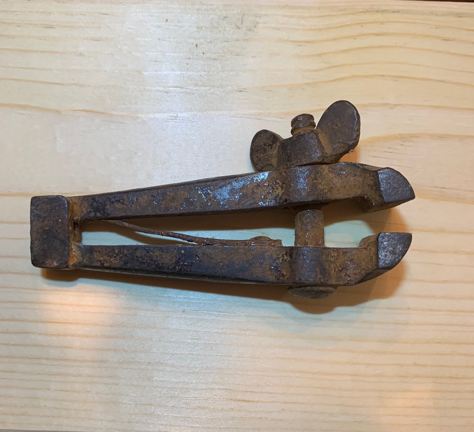 3in Vintage Metal Hand Clamp Antique Tools Woodworking Rustic Etsy