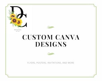 Benutzerdefinierte Canva Designs - Reguläres Paket
