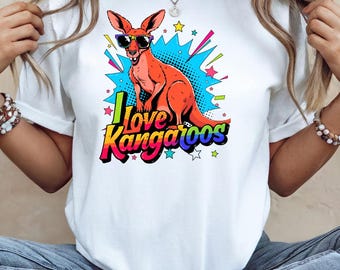 Australian Animals PNG Cute Kangaroo POD Graphics  Instant Download (Digital Download)
