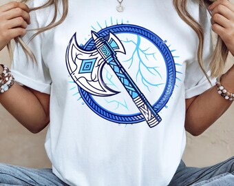 Viking AXE T-Shirt Design PNG | Norse Symbol Digital Download | High Resolution Viking Shirt Graphic