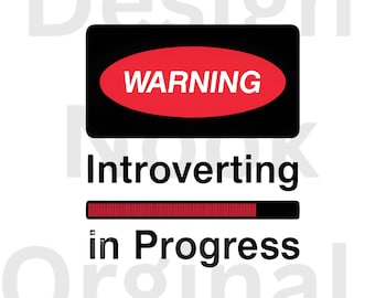 Introverting in Progress Download Introvert Techie PNG | Funny Programmer Design | Nerd Download