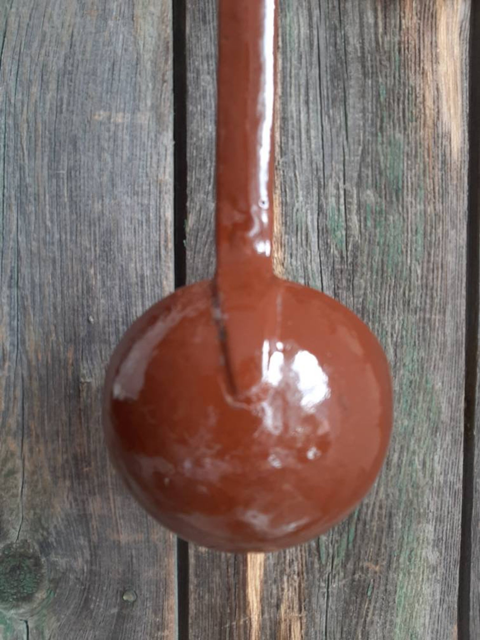 Llana de sopa de esmalte antiguo llana de salsa llana de | Etsy