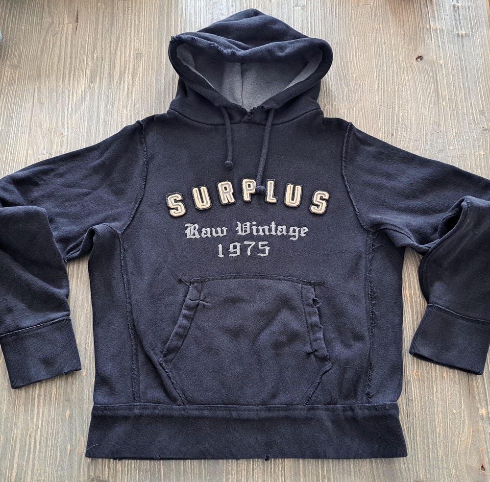Destroyed Vintage Hoodie*Torn & Destroyed Hoodie*Destroyed Faded Sweatshirt...Destroyed Sustainable Vintage Clothing New Hoodie
