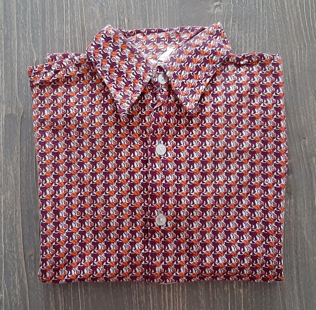 Rare GDR Vintage Men's Shirtlong Sleeve Men's Shirtwork Shirtddr