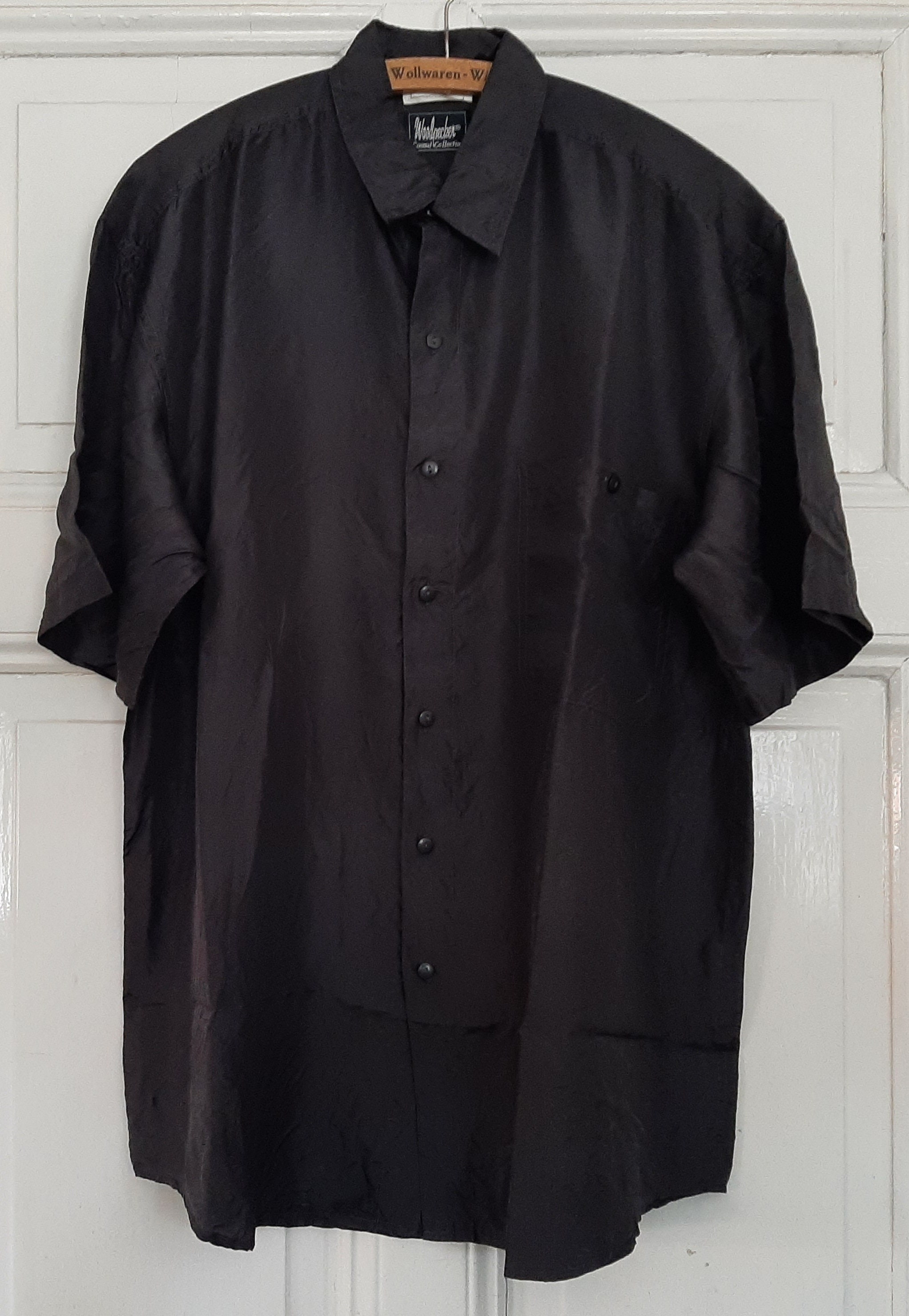 Vintage SHIRT Size: 39/40*silk Shirt*silk Shirt*men's Vintage SHIRT Size: 39/40*silk Shirt*silk Shirt*men's