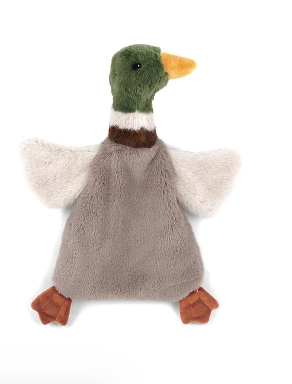 Personalized  Lovey Mallard Animal Blanket Embroidered Baby Gift Mon Ami Security Blankie