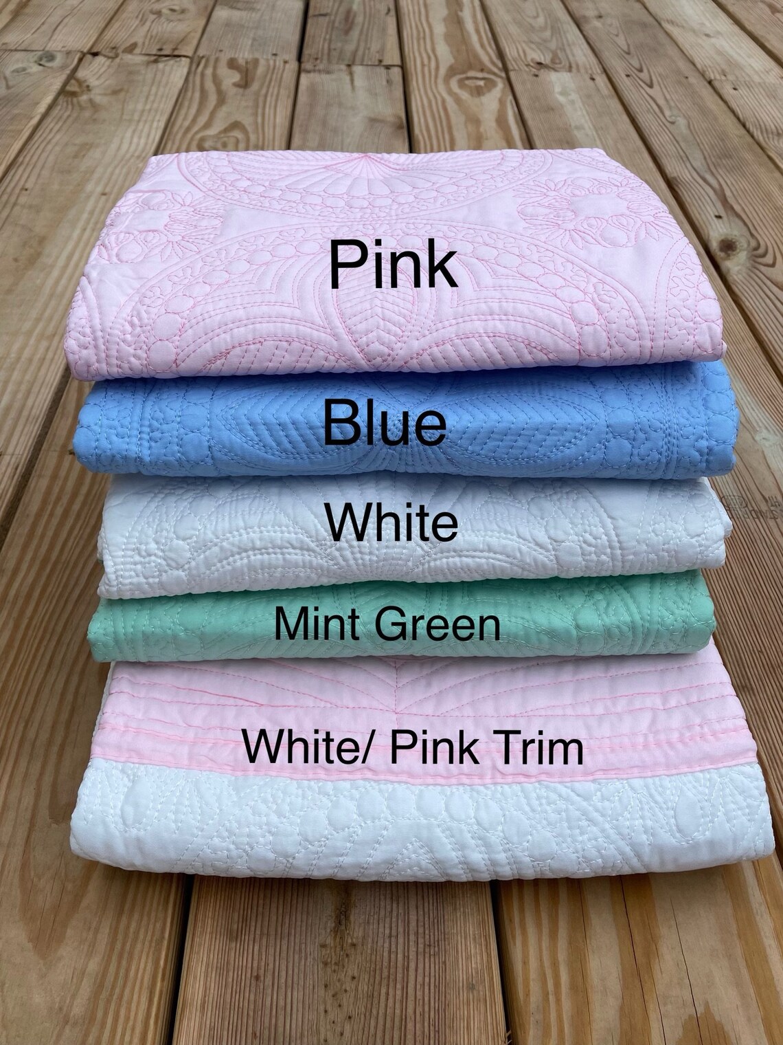 Blank Heirloom Quilt/blanket 100 Cotton 36X46 Inches Great Etsy