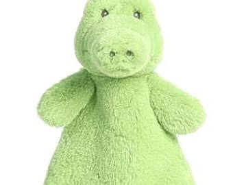 Embroidered Alligator Lovey: Personalized Baby Security Blanket