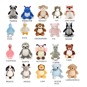 Personalized Stuffed Animal Birth Announcement Embroidered Baby Stat Gift Plush Keepsake New Baby Gift Birth Stat Animal Shower Gift