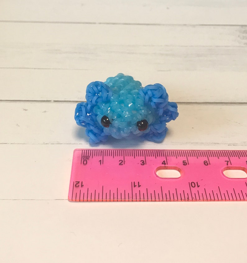 Rainbow Loom Mini Axolotls Loomigurumi Sea Creature Gift Etsy