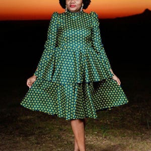 green and white shweshwe dresses African Dresses Green Shweshwe Wedding Dresses Shweshwe Dresses Modern Traditional Wedding Dresses Best South