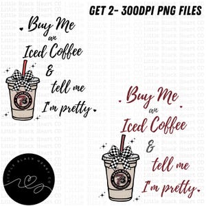 Iced Coffee PNG Bundle: