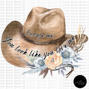 You look like you love me Png, Excuse me Png, Western Png, Country Music Png, Country Png, Sublimation design