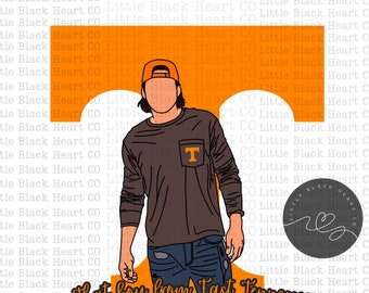Ese chico del este de Tennessee PNG: Diseño de sublimación musical (descarga digital)