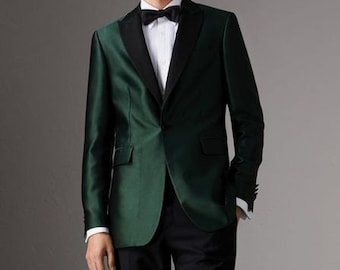 EMERALD GREEN SUIT - Men Green Suit - Green Groom Suit - Green Wedding Suit - Elegant Green Suit - Men's Clothing - Green Wedding Dress