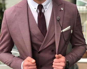 ELEGANT MEN SUIT - Men Wedding Suit - Men Suit - Men Wedding Clothing - Groom Wedding Dress - Suit For Men - Men Dinner Suit - Men Prom Suit