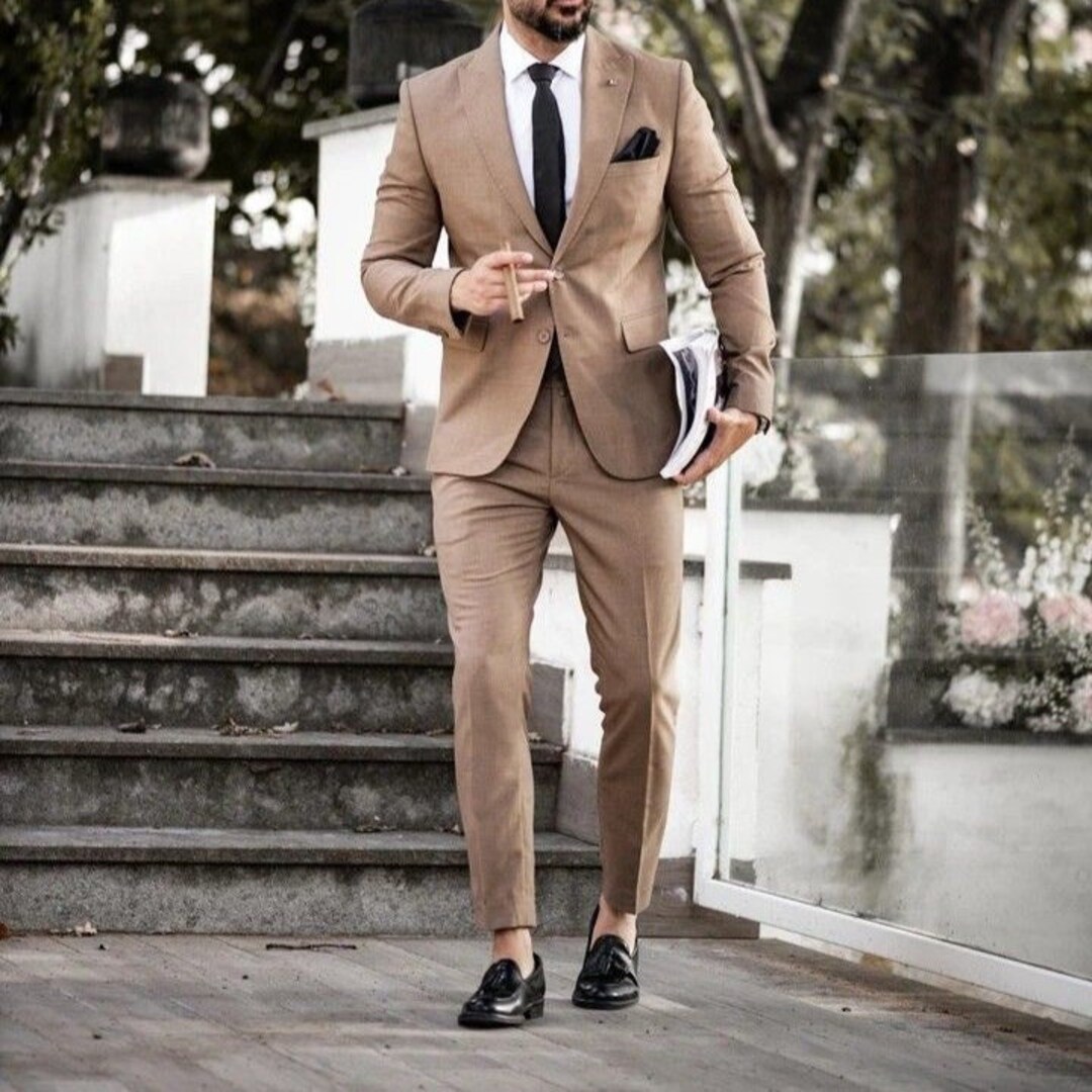 SUITS FOR MEN Men Suit Men Suit 2 Piece Wedding Groom - Etsy