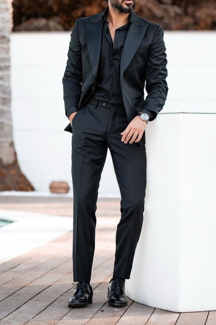 MEN SUIT Men Clothing Men Black Suit Men Dashing Suit - Etsy Canada
