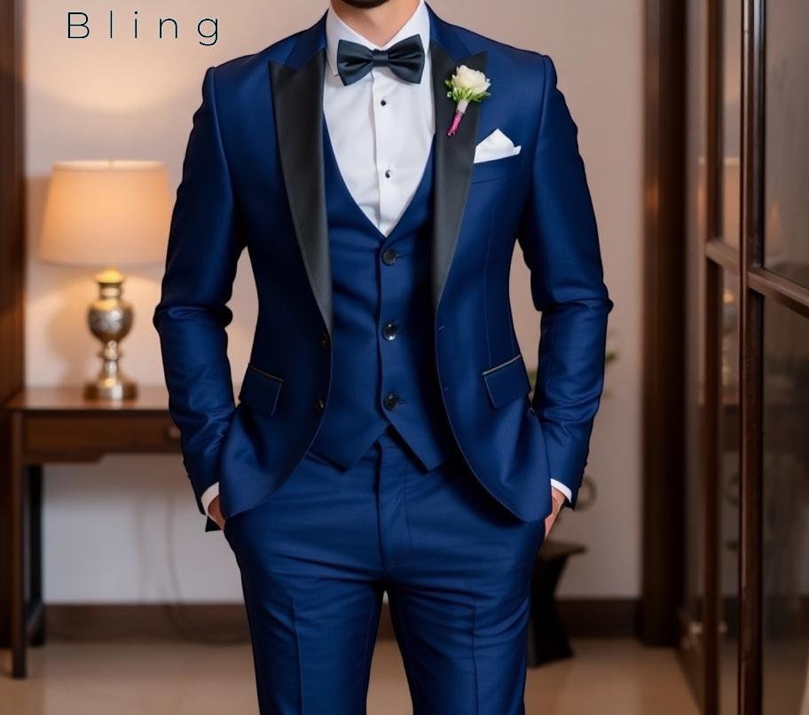 Royal blue suit - Etsy 日本