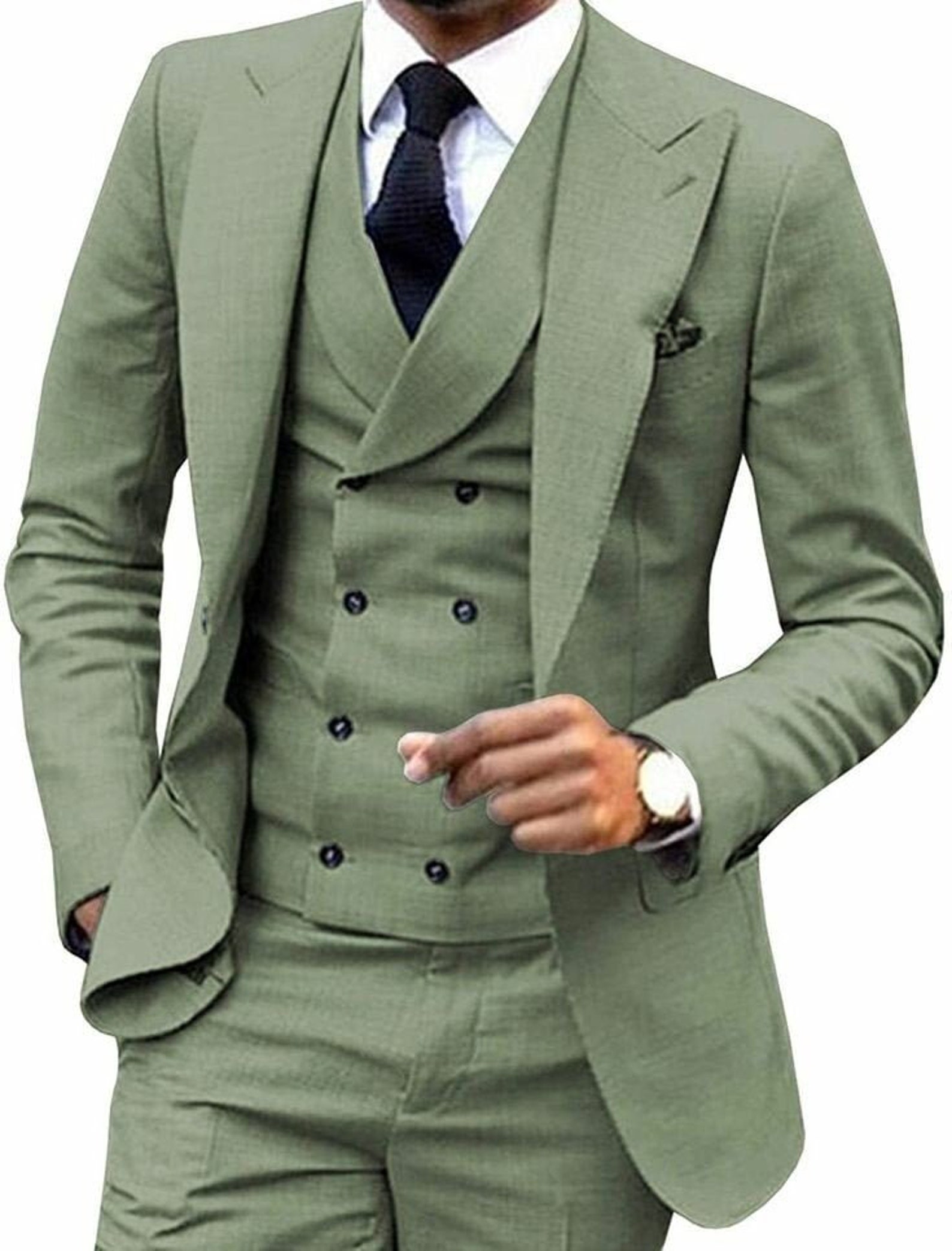 MEN WEDDING SUIT Men Light Green Suit Groom Wear Suit | Etsy