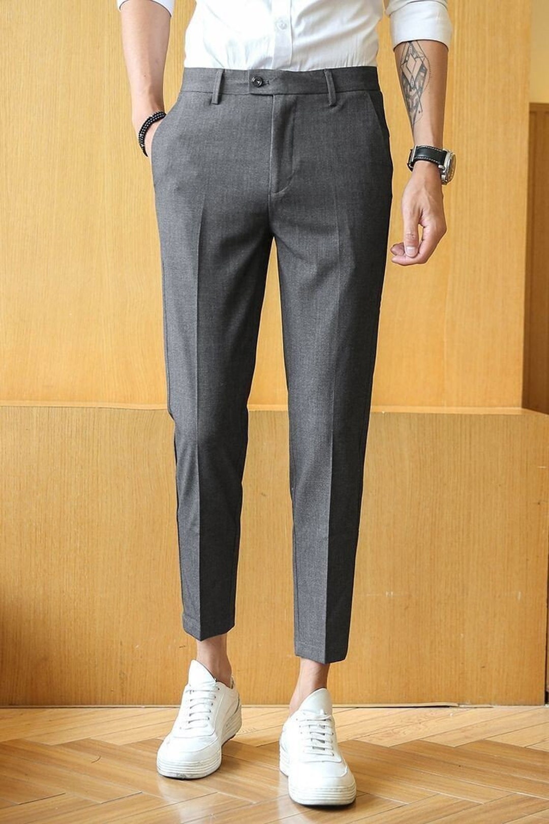 Cotton Ankle fit formal pant at Rs 3000 in Bengaluru | ID: 2853056875862